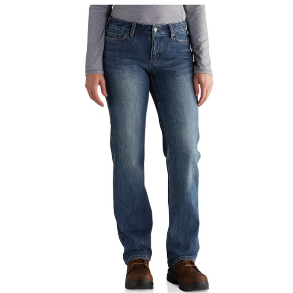 Carhartt Women's Original Fit straight leg Blaine Jean size 24W Regular NEW - Picture 1 of 8